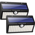 Einfache Montage Solarleuchte – 2er Set mit 78 LEDs für Exzellente Ausleuchtung