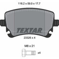 Textar 2332611 Bremsbelagsatz für BENTLEY CONTINENTAL FLYING SPUR 3W 394 393 4W