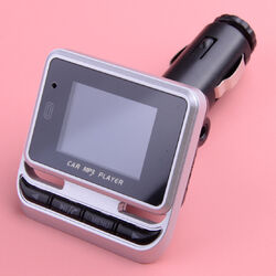 1.4in Car Bluetooth 5.0 FM Transmitter Radio MP3 Player AUX Kit Hands-free Voice