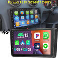 Für Audi A3 S3 RS3 8P 2003-2013 Autoradio Android 13 GPS Navi Carplay 6+128G DSP