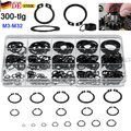 300 Stück Seegering Sortiment Set 3mm - 32mm Sprengringe Sicherungsring Außen