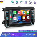 DAB+ Carplay Android 13 Autoradio Für Golf Passat Tiguan Polo 6R Touran GPS Navi