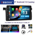 64G Android 13 Carplay Autoradio GPS RDS Kamera Für BMW 3er E46 318 320 M3 MG ZT