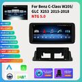 8+256G Für Mercedes Benz C W205 10.33"Android 12 GPS Autoradio CarPlay BT5.0 SWC