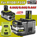 1-4x Für Ryobi Akku 18V 9Ah 8Ah HP Li-Ion ONE Plus RB18L25 P108 P107 / Ladegerät