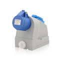 COMBO CEE-Steckdose Stecker Wand Blau/Grau 16A 230V 6h IP44 3-polig (2P+E)