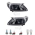 Scheinwerfer Set inkl. OSRAM Lampen H7 H9 mit LWR Motor für Saab 9-3 Cabriolet
