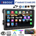 Für VW GOLF 5 6 Touran Caddy EOS Carplay Autoradio 2+64G Android 13 NAVI RDS Kam