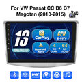 Für VW Passat B6 B7 CC 10-15 Autoradio DAB+ CarPlay Android 13 4+64G GPS BT Kam