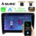 DAB+Kam Android 13 GPS Navi Autoradio 2GB+32GB BOSE für AUDI TT MK2 8J 2006-2014