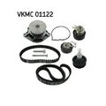 1x Wasserpumpe + Zahnriemensatz SKF VKMC 01122 passend für AUDI SEAT SKODA VW