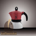 Bialetti Moka Induction Espressokocher Rot  2 - 6 Tassen - Top Angebot