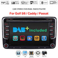 2DIN Autoradio NAVI DVD DAB+ Für VW Golf 5 6 PLUS Touran Passat B6/B7 Tiguan BT