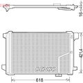 Denso DCN17035 Kondensator Klimaanlage für MERCEDES BENZ C KLASSE CLK CLS E