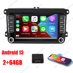 2+64GB Android 13 Autoradio DAB+ Carplay GPS Navi Für VW GOLF 5 6 Touran Polo 6R