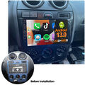 Android 13.0 Für Ford Fiesta MK5 VI 2002-2011 CarPlay 9" Autoradio 1G+32GB GPS