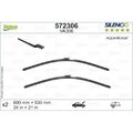 Wischblatt Valeo 572306 Silencio Aquablade Set für Mercedes Benz Vorne