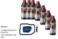 LIQUI MOLY Top Tec ATF 1200 7L MAHLE Getriebeölfilter für Ford Focus II 1.6 2.0