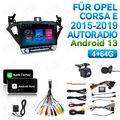 2G+64G Für Opel Corsa E 2015-2019 Android 13 Apple Carplay Autoradio GPS Navi 