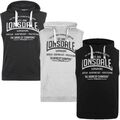 ✅ LONSDALE BOX Herren Kapuzen Pullover Ärmellos Hoody Sweatshirt Pullunder Weste