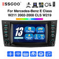 64G DAB+ Carplay Android 13 Autoradio GPS Kamera für Mercedes Benz E Klasse W211