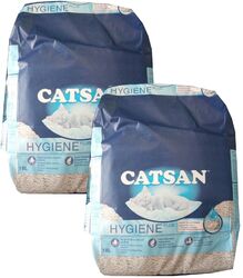 (EUR 1,05/L) Catsan Hygiene plus Katzenstreu nicht klumpend weiß (36 l) 2 x 18 l