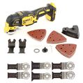 DeWalt DCS 355 N Akku Multitool Oszillierer 18 V + Zubehör + Sägeblätter