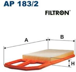 FILTRON AP183/2 Luftfilter Luftfiltereinsatz für Seat für Skoda für VW 
