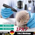 Profi Tierhaarschneider Hunde Katze akku Keramik Schermaschine Rasierer Trimmer