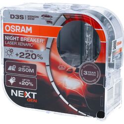 OSRAM D3S NIGHT BREAKER LASER Xenarc +200% Xenon Scheinwerfer Lampe für VW