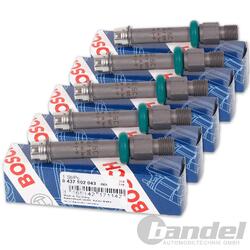 5x BOSCH EINSPRITZDÜSE EINSPRITZVENTIL passend für AUDI 80 90 100 200 VW PASSAT