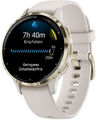 Garmin Venu 3S 41mm GPS-Fitness-Smartwatch Sprtuhr AMOLED Elfenbein/Softgold