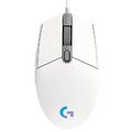 Logitech G203 LIGHTSYNC Gaming Maus 6 Tasten RGB 8.000 DPI weiß