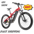 27.5 Zoll Ebike Elektrofahrrad 48V/20AH E-Mountainbike Shimano 9-Gang Pedelec