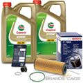 BOSCH ÖLFILTER+10L CASTROL EDGE 5W-30 LL FÜR AUDI A6 4F C6 2.7 3.0 TDI 08-