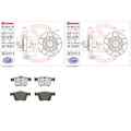 brembo MAX BREMSENSET HINTEN passend für VW GOLF 7 TOURAN AUDI A3 8V LEON ATECA