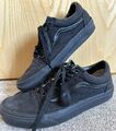 Unisex Turnschuhe Turnschuhe VANS OFF THE WALL Low-Top Schnürung schwarz 500714 Größe UK7