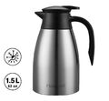 1.5L Thermoskanne Isolierkanne Edelstahl Warmhaltekanne Kaffee Tee auslaufsicher