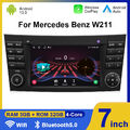 7" Android 13 Autoradio CarPlay DAB+ 32GB für Mercedes E/CLS/G Klasse W211 W219