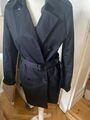 Marc O‘Polo leichter Trenchcoat Mantel schwarz Gr. 36