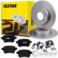 TEXTAR BREMSSCHEIBEN 264mm + BELÄGE HINTEN passend für OPEL CORSA E + ADAM