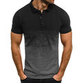 Herren Polo Golf Slim Fit Kurzarm Sport T Shirt Tops Shirts Casual