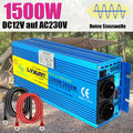 1500W 3000W 12V auf 230V Reiner Sinus Spannungswandler Wechselrichter Inverter