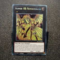 Yu-Gi-Oh! Nummer 100:Numerondrache - BLCR-DE084 - 1.Auflage Secret Rare DE NM