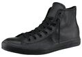 CONVERSE Chuck Taylor All Star Hi Monocrome Leather Sneaker , Gr. 40, B-Ware