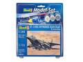 Model Set F-15E Strike Eagle & bombs, Revell Modellbausatz mit Basiszubehör