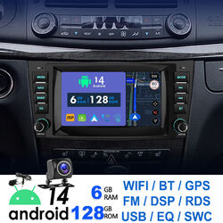 KAM+ Android14 Autoradio Für Mercedes Benz CLS E-Class W211 W219 Carplay GPS NAV