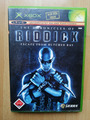 The Chronicles of Riddick Escape from Butcher Bay Microsoft X Box PAL Spiel Game