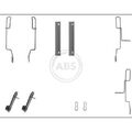 1x Zubehörsatz, Scheibenbremsbelag A.B.S. 1188Q passend für CITROËN PEUGEOT