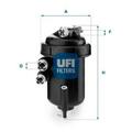 UFI 55.127.00 Kraftstofffilter für FIAT DUCATO Kasten (244) DUCATO Bus (244, Z)